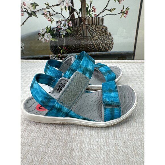 Keen Kids Water Sandals Size 13 Blue/Gray Adjustable Straps - Picture 2 of 7